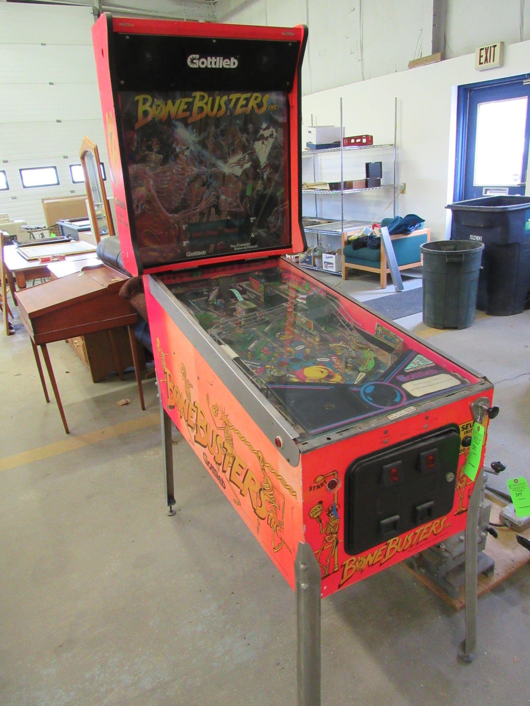 Gottlieb "Bone Busters, Inc." Pinball Machine