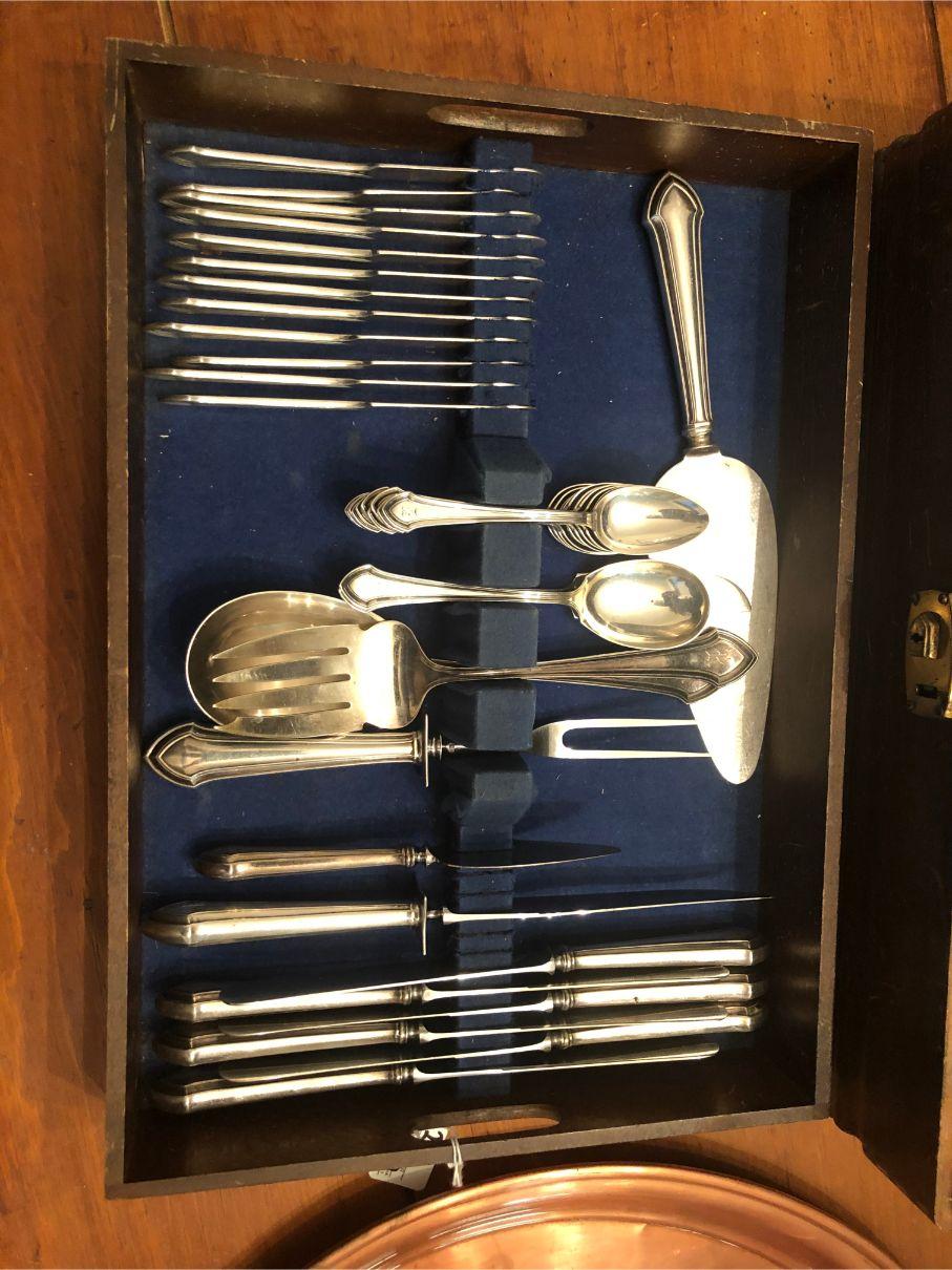 95 Pieces of Durgan - Gorham "Fairfax" Sterling Silver Flatware