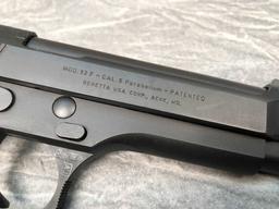 Beretta Model 92F Semiautomatic Pistol