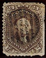 (4) 1861-66 US Stamps