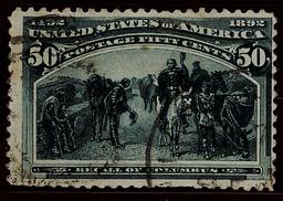(3) 1893 Columbian Commemorative US Stamps
