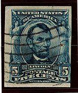 1906-08 5c Lincoln (#315)