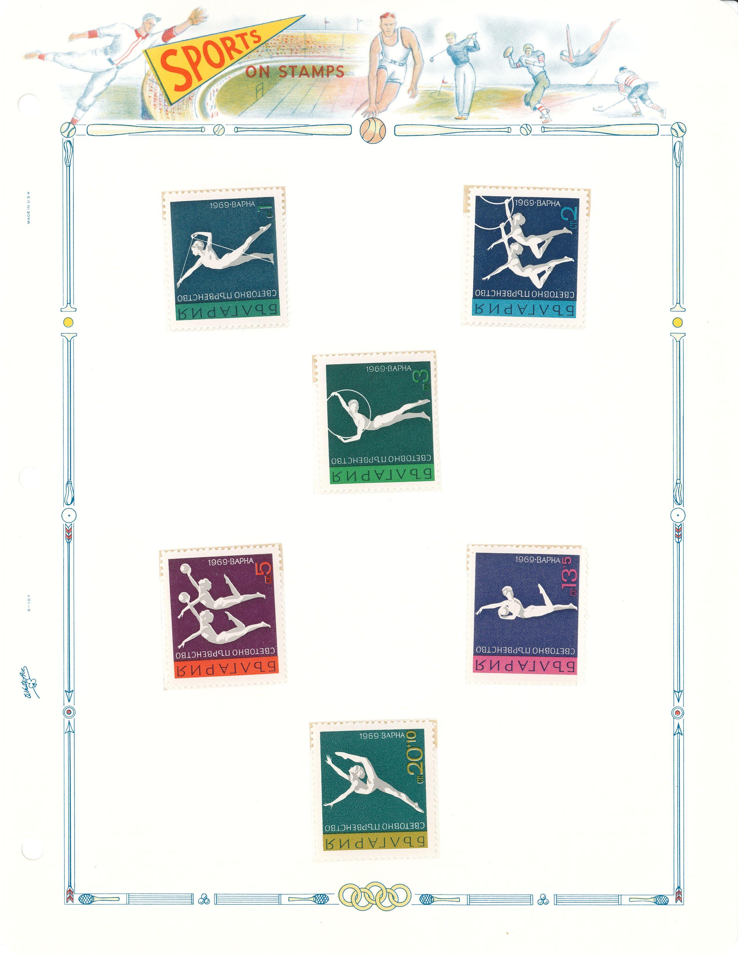 Binder of Sports Related Stamps