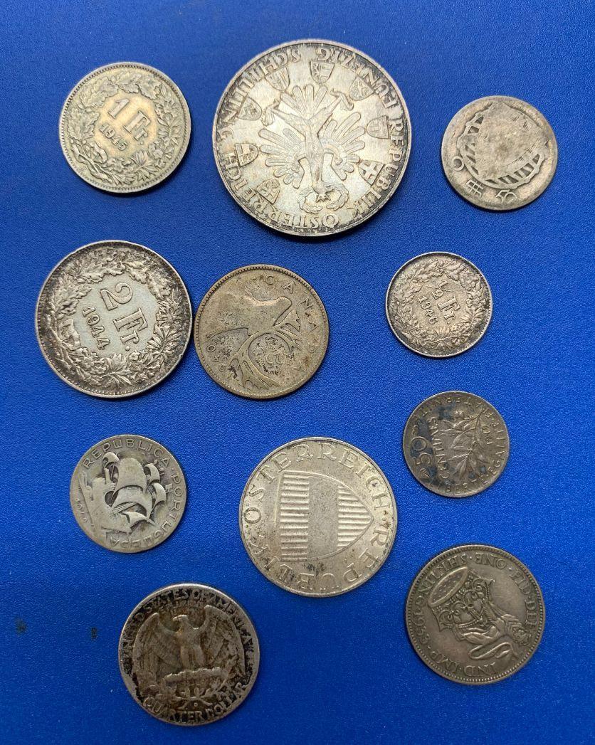 (11) Asst. Silver Foreign Coins