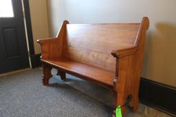 Oak Hall Bench