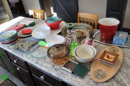 (35) Assorted Serving Plates and Bowls