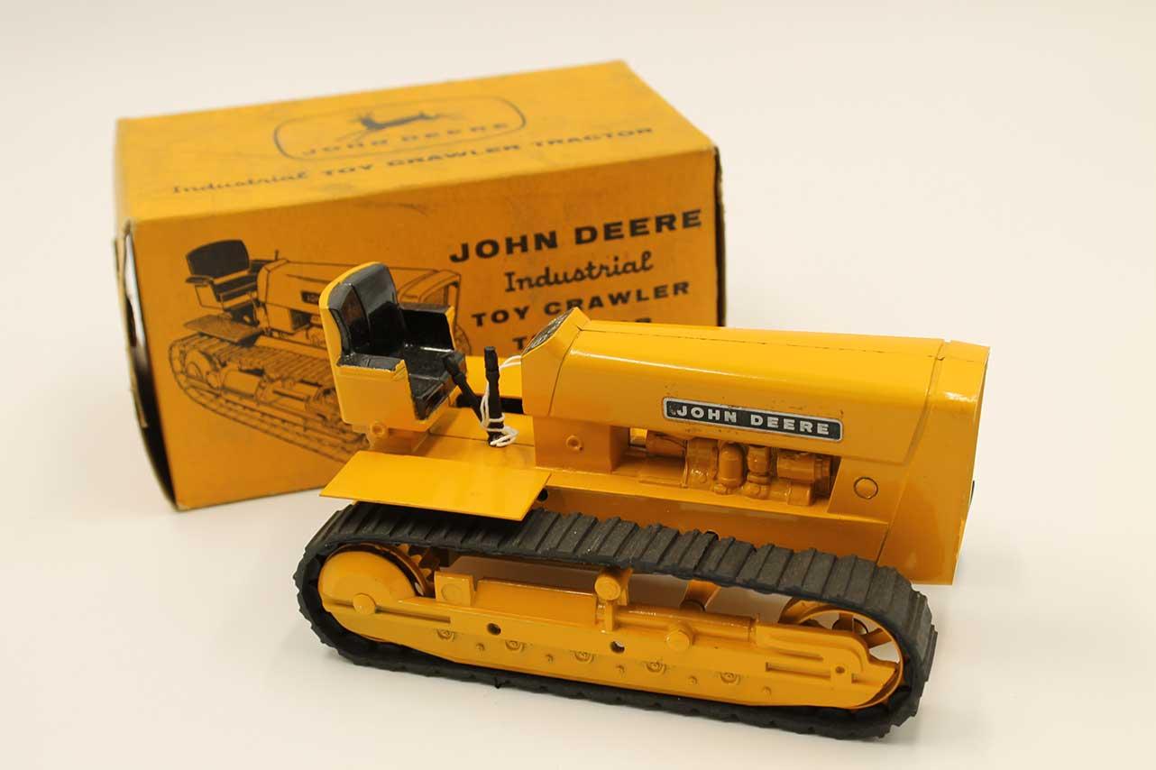 Vintage John Deere Industrial Toy Crawler Tractor