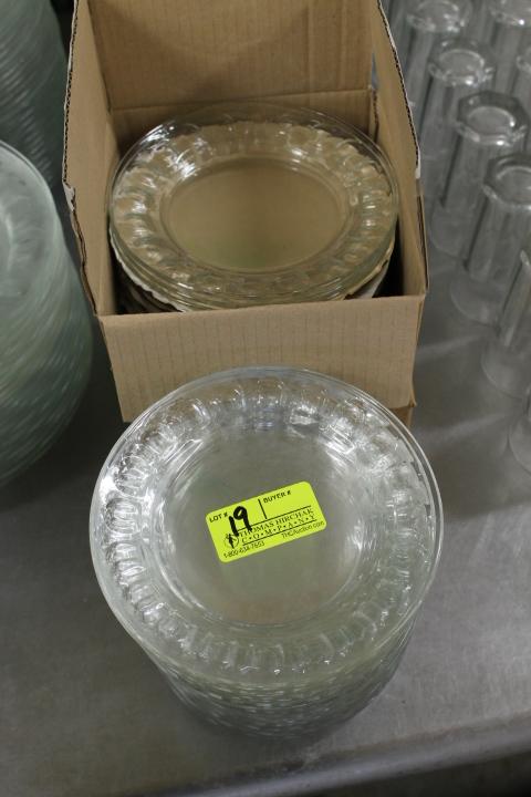 (49) 6" Glass Plates