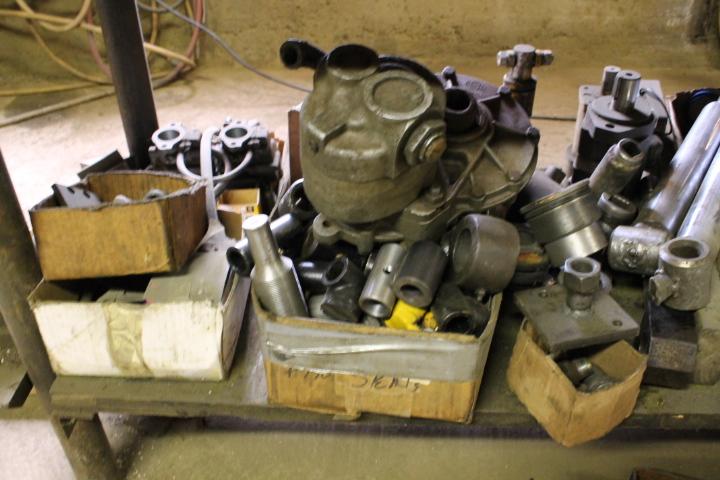 Contents of Shelves Below Workbench