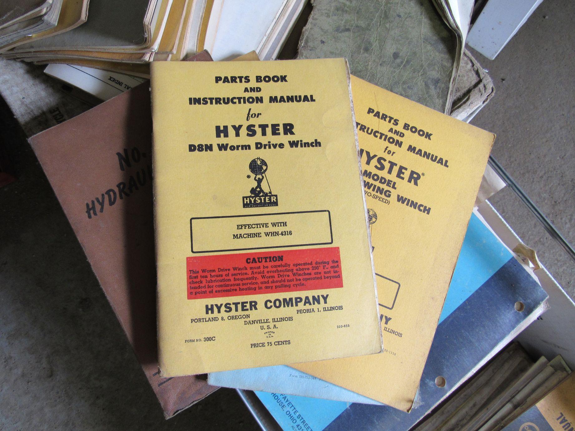 Asst. Vintage Shop Manuals