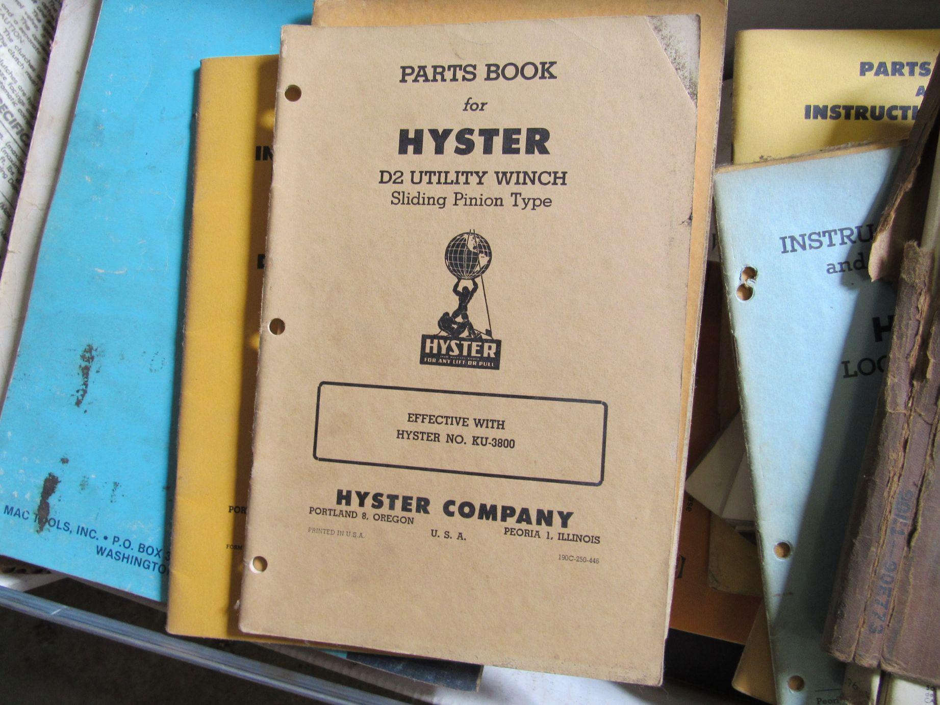 Asst. Vintage Shop Manuals