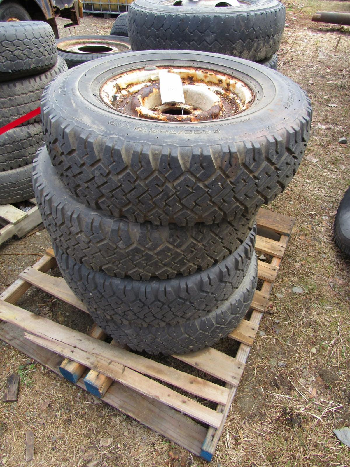 (4) BF Goodrich Trailmaker Tires on Rims