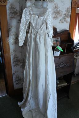 Heirloom Hand Stitched Wedding Dress