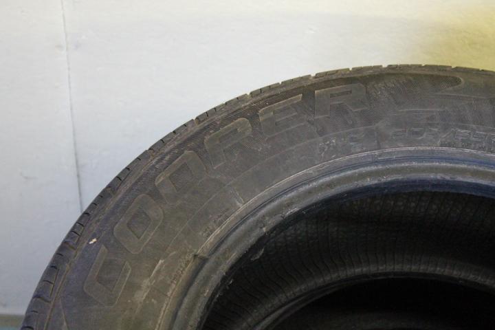 (4) Used Cooper Tires