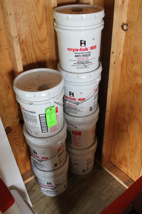 (7) 5 Gal. Buckets of Hercules Cryo-Tek 100 Antifreeze