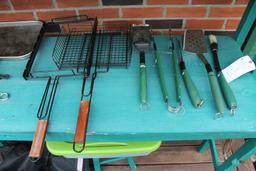 Grilling Workstation & Grilling Utensils