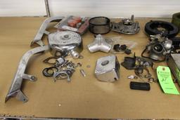 Large Quantity of Harley Davidson & Triumph Bike Parts