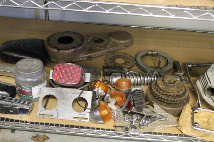 Large Quantity of Harley Davidson & Triumph Bike Parts