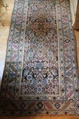 Vintage Oriental Wool Runner