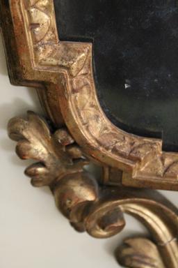 Pair of Antique Gilt Frame Continental Mirrors