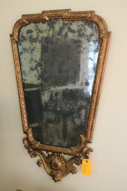 Pair of Antique Gilt Frame Continental Mirrors