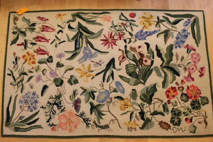 Claire Murray Botanical Hooked Wool Rug