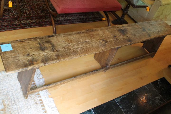 Contemporary Pine Farmhouse Bench