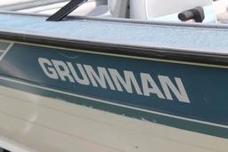 1990 Grumman 16' Aluminum Boat w/ Trailer & Mercury 90 hp Four Stroke Motor