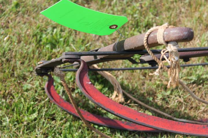 Vintage Steel Runner Sled