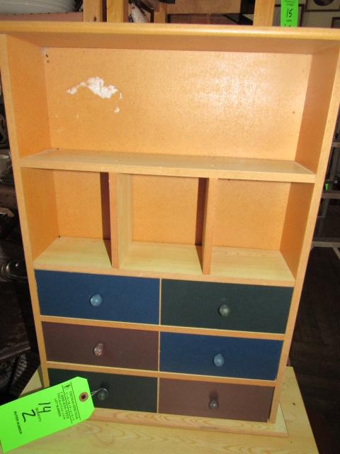 (2) Painted Multi-Drawer Child's Storage