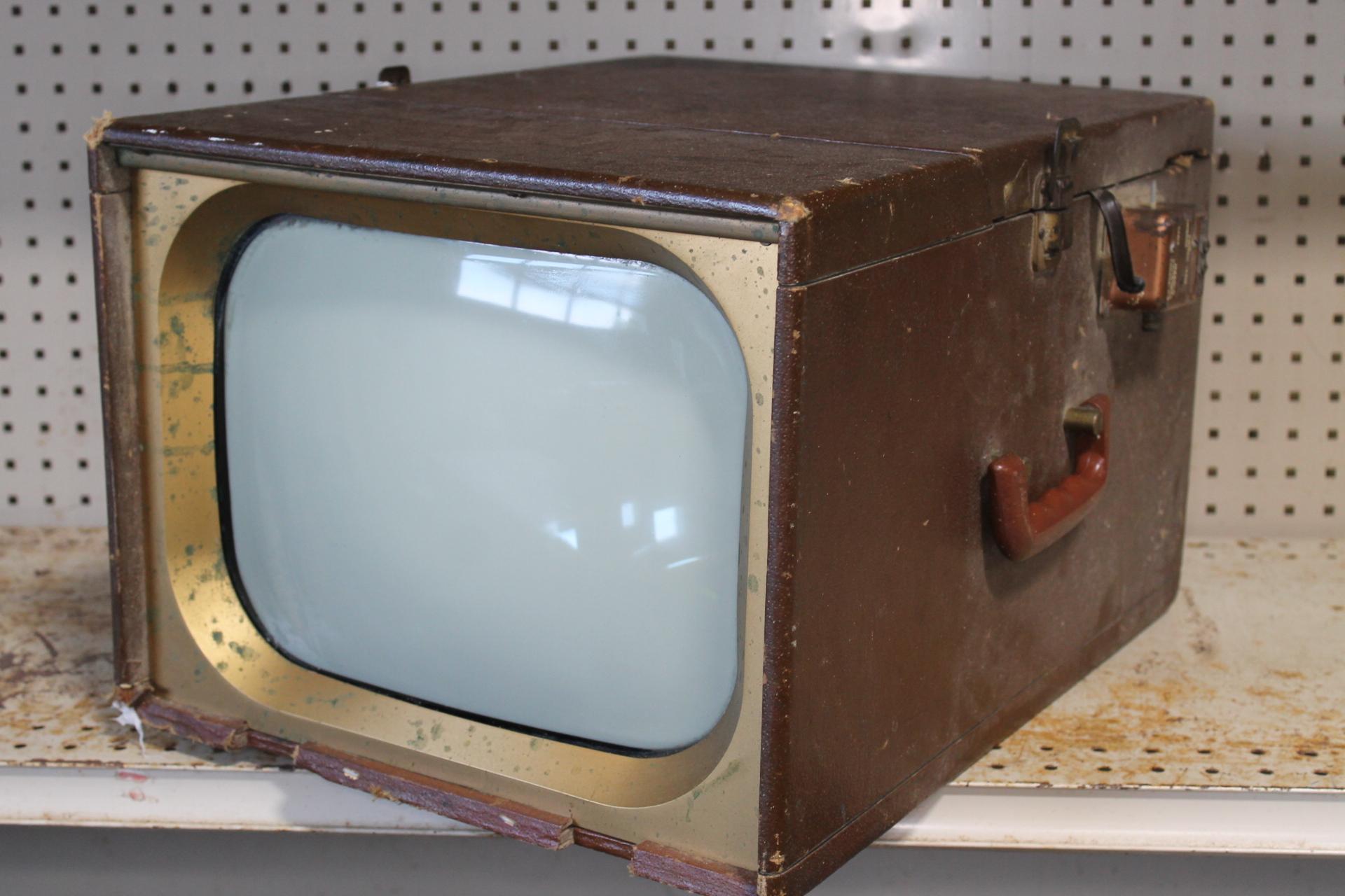 Vintage B/W Portable Television