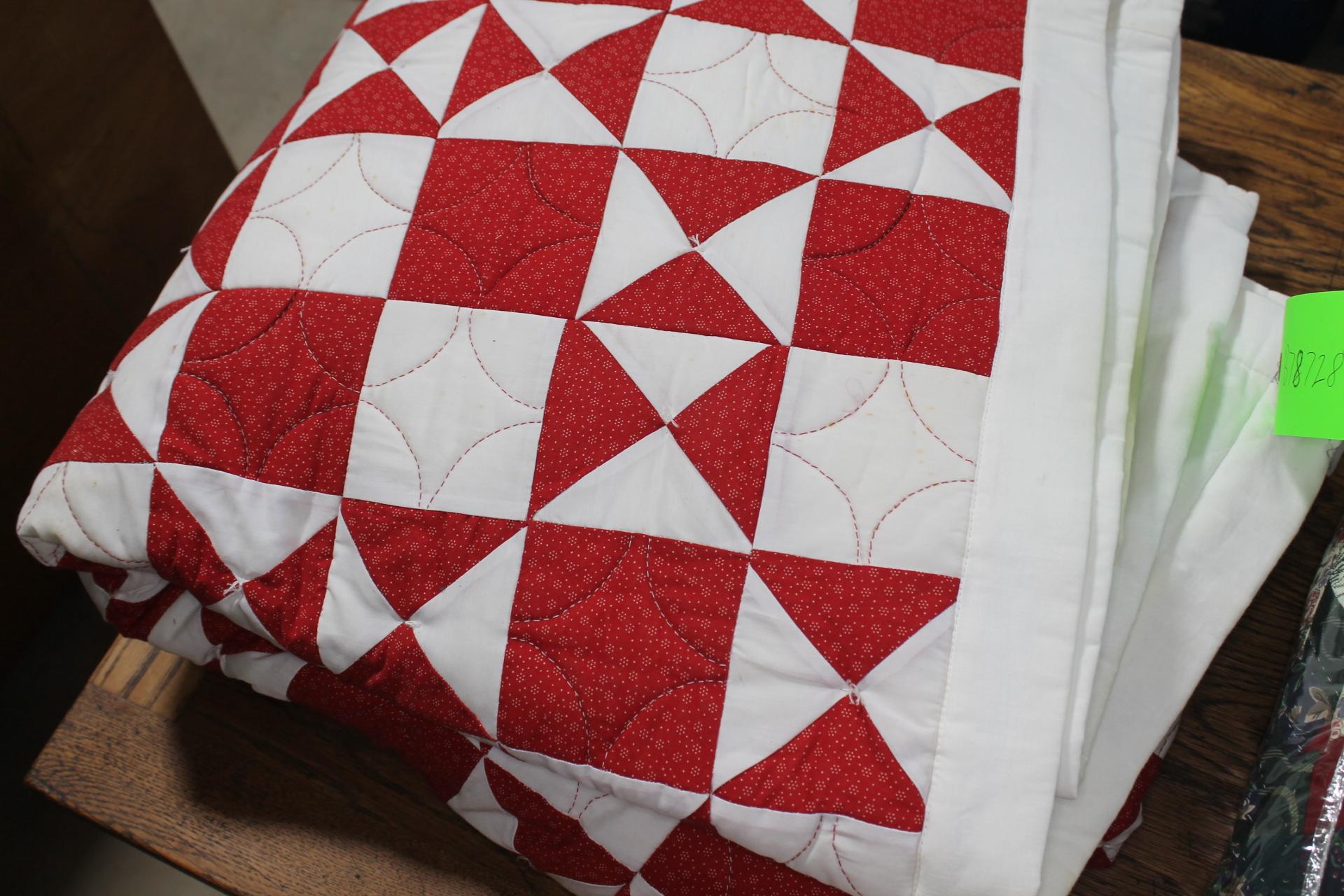 (2) Modern Full Size Patchwork Quilts