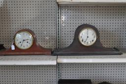 (2) Vintage Mantle Clocks