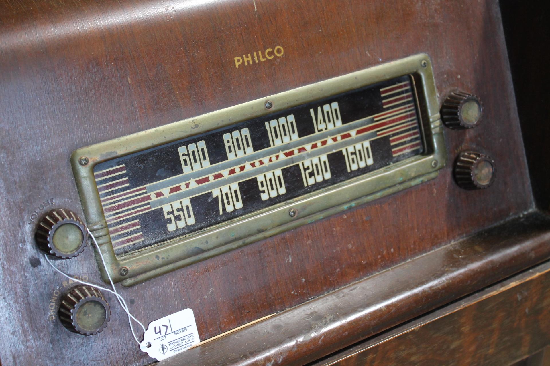 Philco Floor Model Tube Phono/Radio