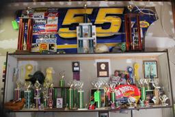 Trophy Cabinet w/ Trophies