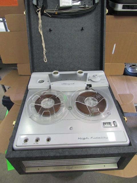 Webcor Royal High Fidelity Reel to Reel Tape Player