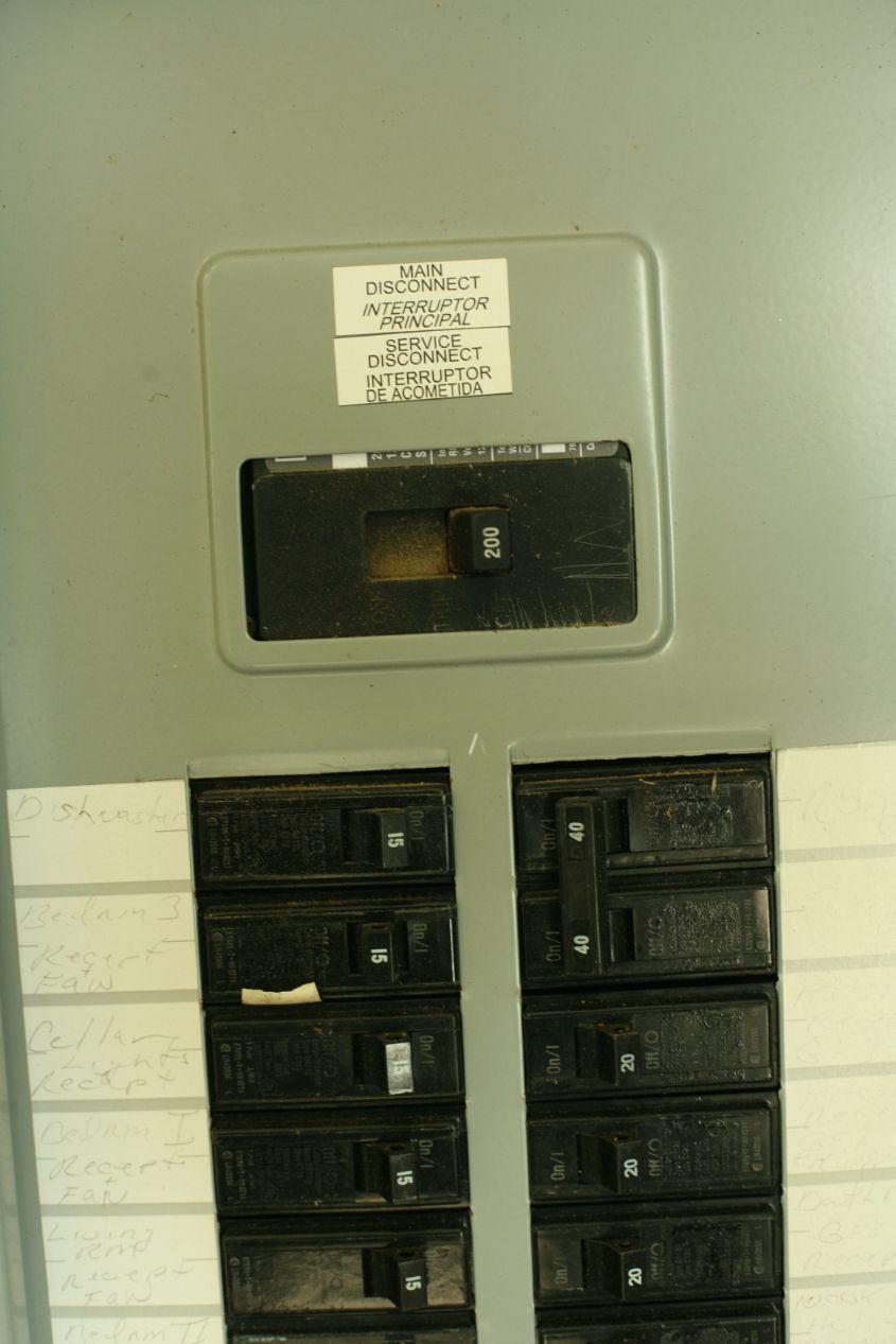 Cutler-Hammer 200 AMP Breaker Box, recycled