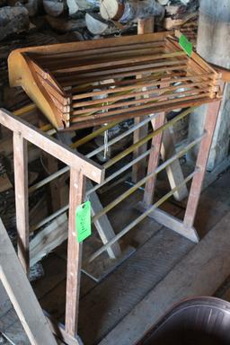 (2) Wooden Drying Racks