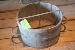 Antique Wooden Grain Tub
