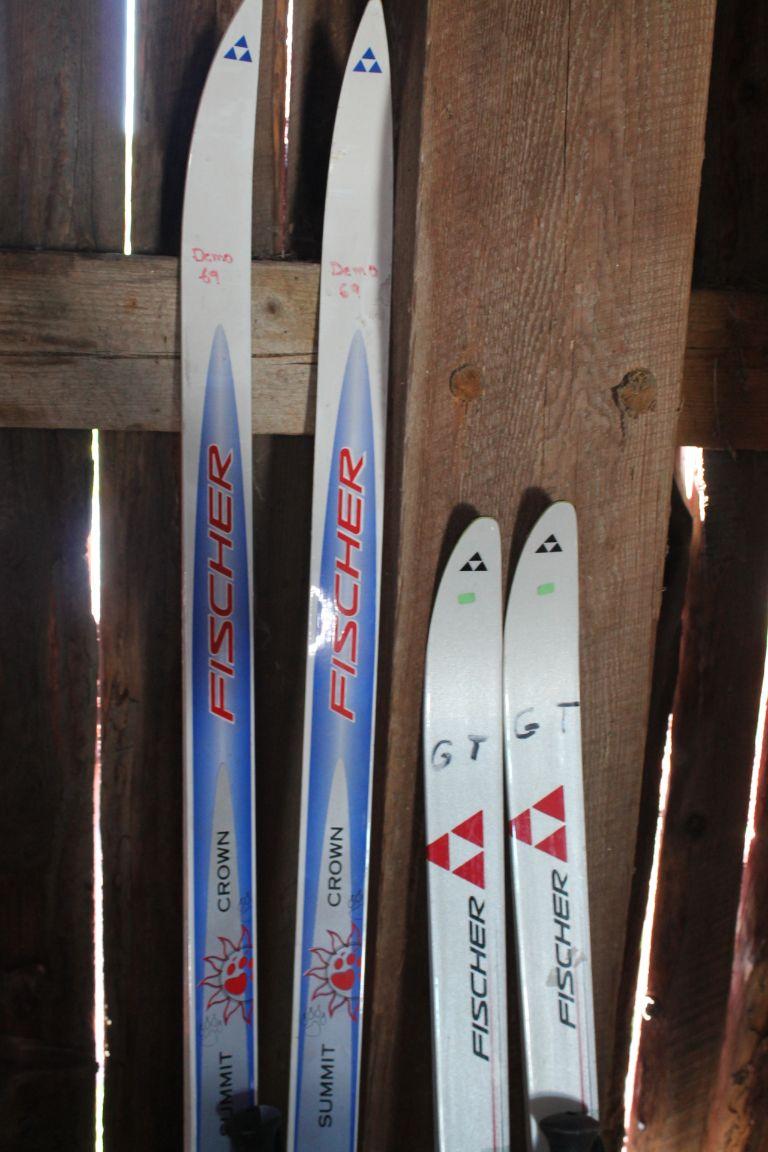 (2) Pairs of Fischer XC Skis w/ Salomon Boots