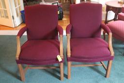 (2) Upholstered Side Chairs