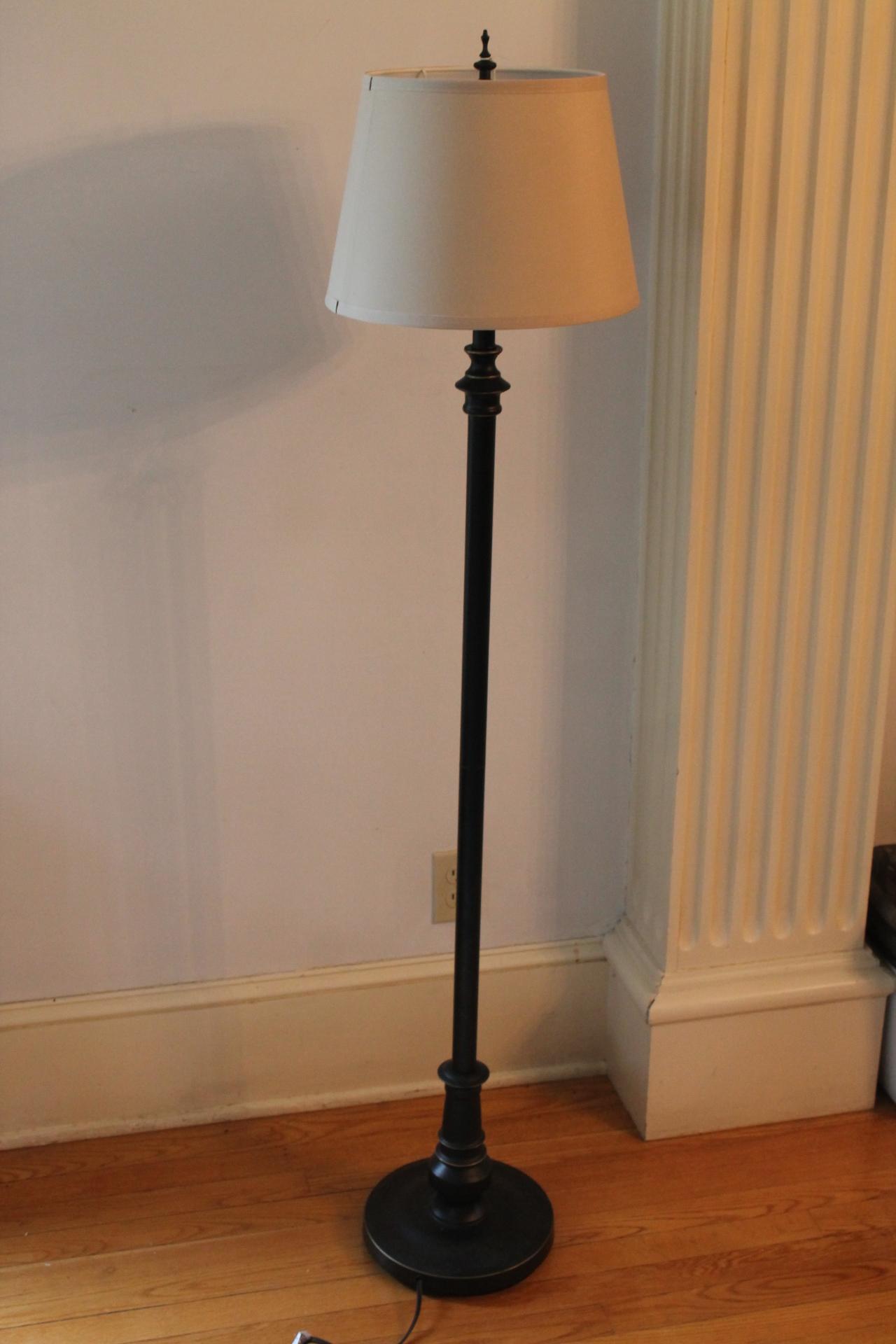 Cast Metal Floor Lamp