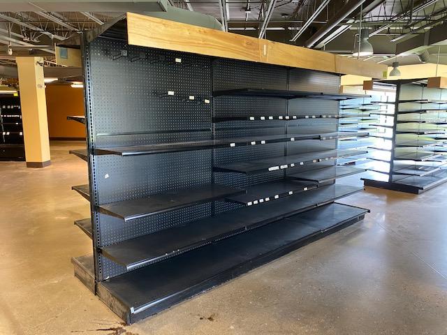 Lozier 12' Double Side Gondola Shelf Unit