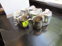 (7) Stainless Steel Creamers