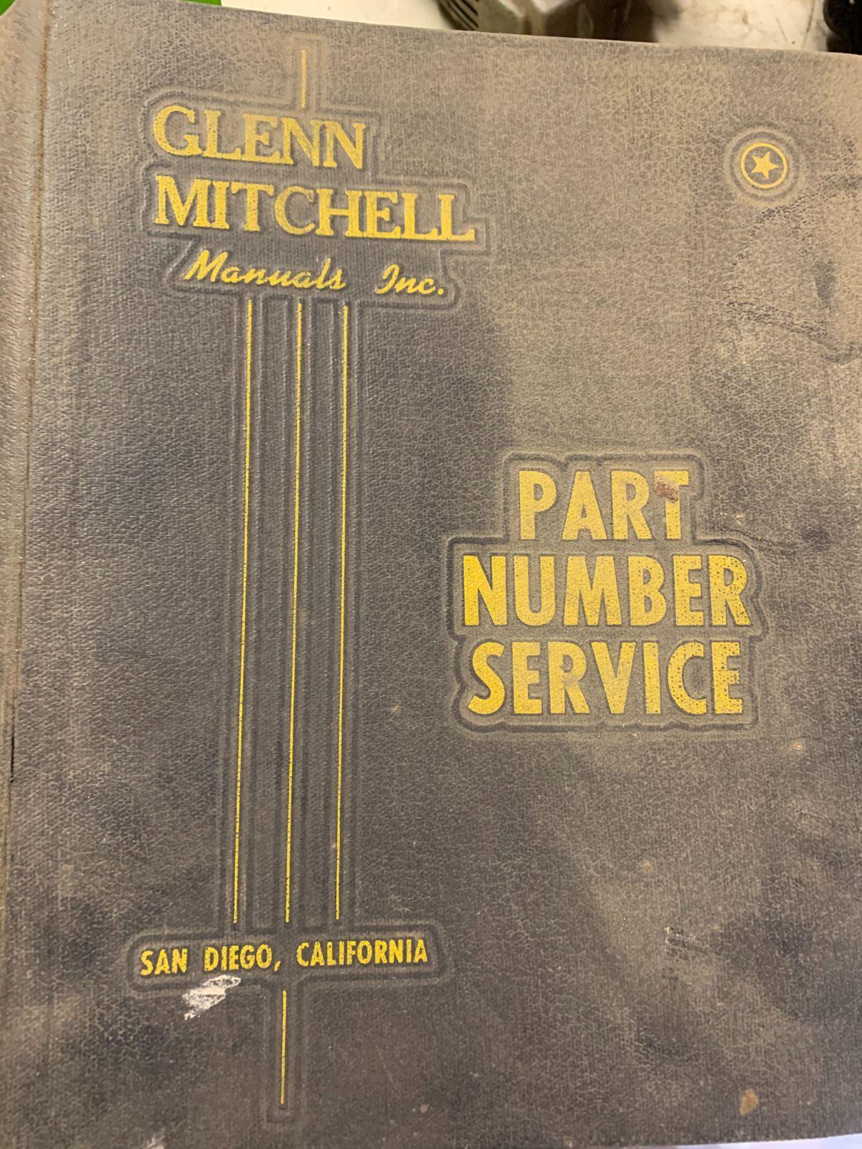 (3) Glenn Mitchell Part Service Guides