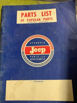 (3) Jeep Service Manuals