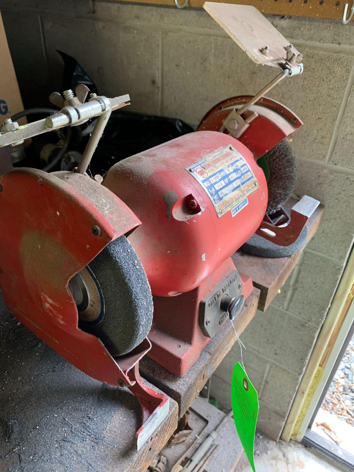 Sun Electric Double-End Bench Grinder