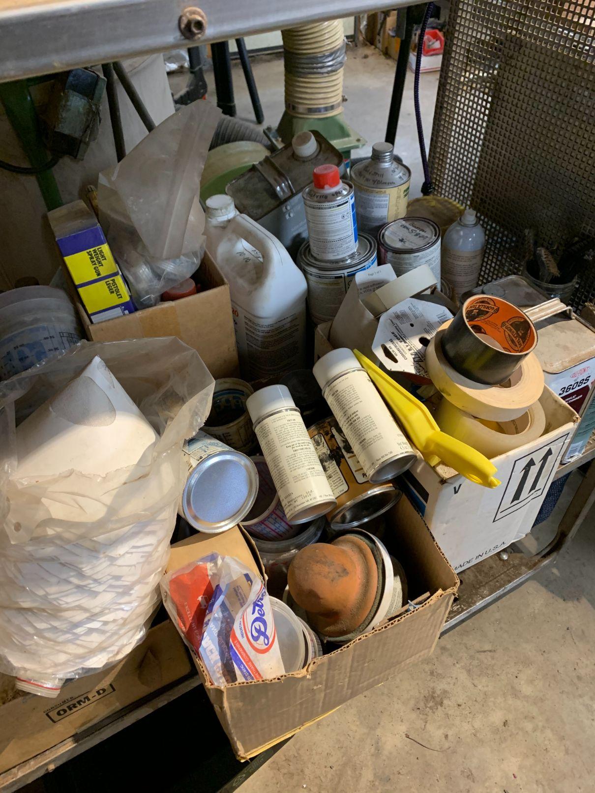 Lot of Automotive Painting Supplies & Paint