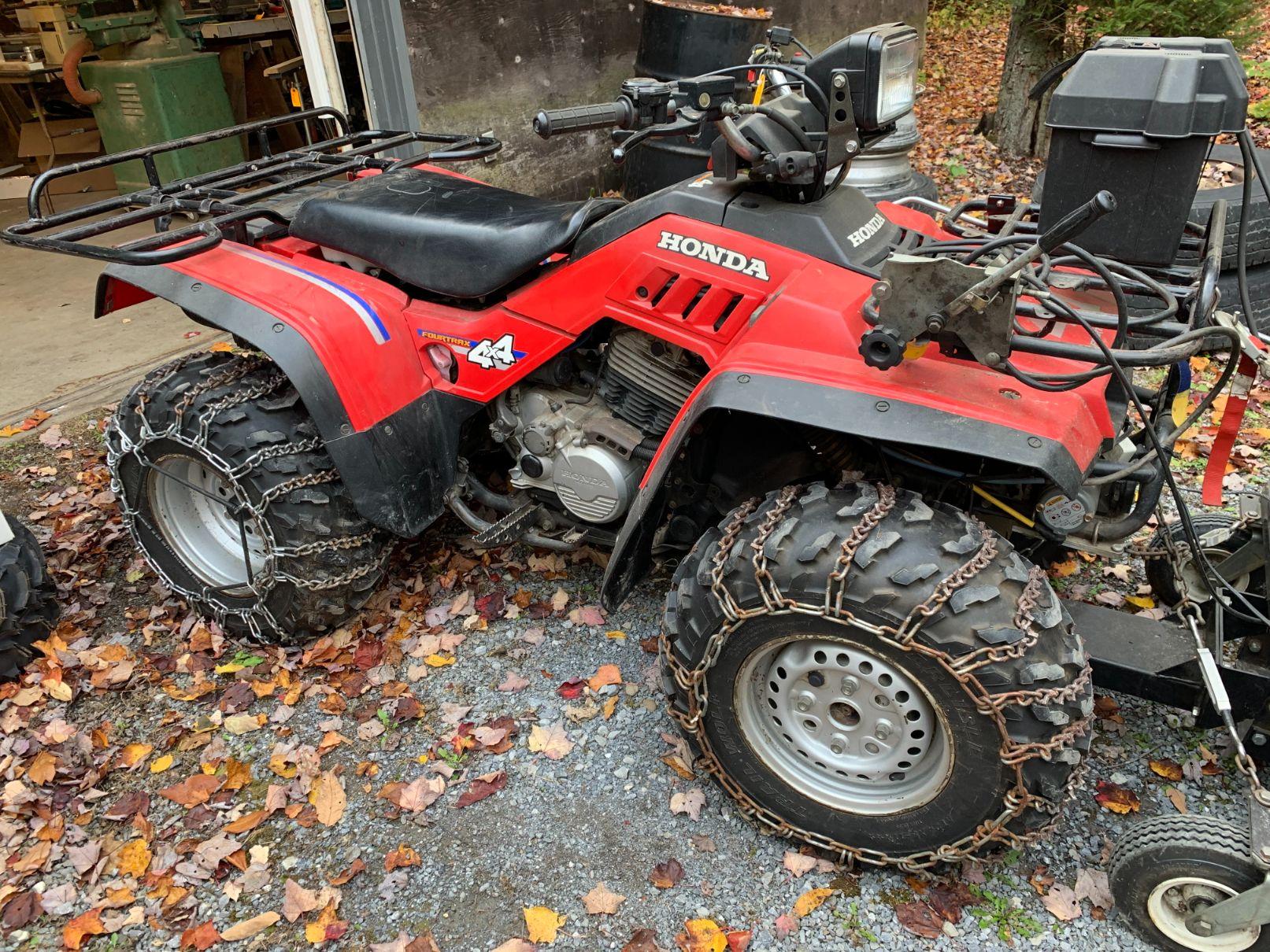 1986/1987 TRX350 Honda 4 Tracks 4x4 ATV