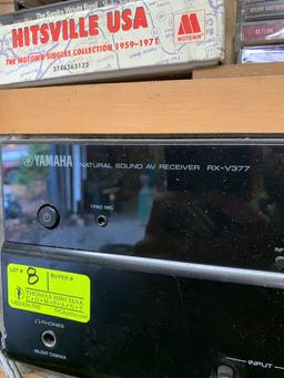 Yamaha RX-V377 Receiver & (38+/-) Rock CD's